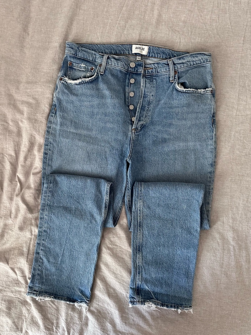 AGOLDE Freya Jeans – Size 32 | Light Wash - Picture 2 of 5